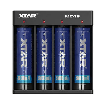 XTAR MC4S 4-Bay Li-ion and NiMH Battery Charger