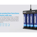 XTAR MC4S 4-Bay Li-ion and NiMH Battery Charger