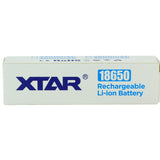 Xtar Samsung ICR 18650 2600mAh 3.7V Protected High-Drain 5.2A Lithium Ion (Li-ion) Button Top Battery - Boxed
