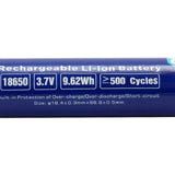Xtar Samsung ICR 18650 2600mAh 3.7V Protected High-Drain 5.2A Lithium Ion (Li-ion) Button Top Battery - Boxed