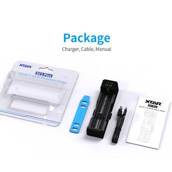 XTAR SC1 Plus Portable USB Single Bay Battery Charger