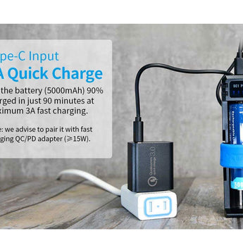 XTAR SC1 Plus Portable USB Single Bay Battery Charger