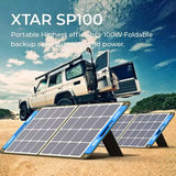 XTAR SP100 Portable and Adustable 100W Solar Panel