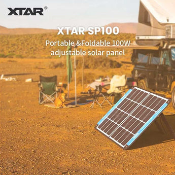 XTAR SP100 Portable and Adustable 100W Solar Panel
