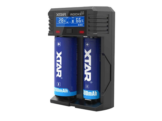 Xtar SV2 2-Bay Li-ion and NiMh Fast Charger