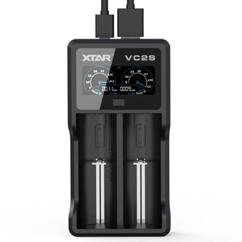 XTAR VC2S Dual Bay USB Battery Charger