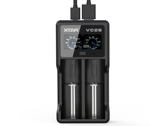 XTAR VC2S Dual Bay USB Battery Charger