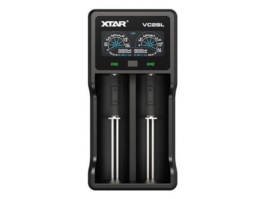 XTAR VC2SL Dual Bay USB Battery Charger – Included Charger – USB