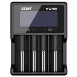 XTAR VC4S 4-Channel Smart Charger with LCD Screen for Li-ion