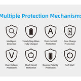 XTAR VC8S 8-Channel Smart Charger with LCD Screen for Li-ion NiMH and NiCd