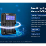 Xtar VX4 Visible Mixer 4-Bay Smart Charger - With or Without PD20W Adapter