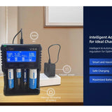 Xtar VX4 Visible Mixer 4-Bay Smart Charger - With or Without PD20W Adapter