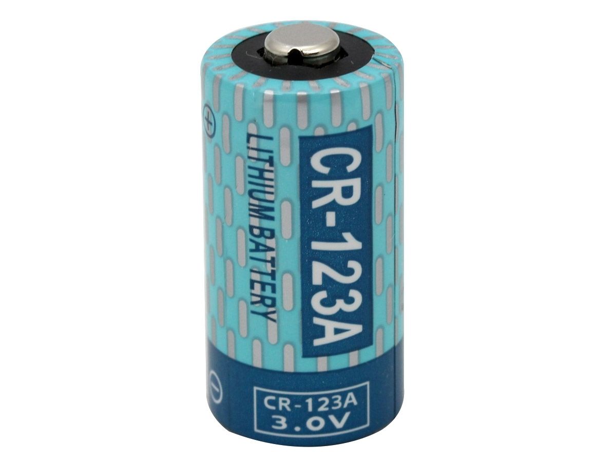 Powerizer CR123A 1300mAh 3V Lithium (LiMnO2) Button Top Photo Battery - Bulk