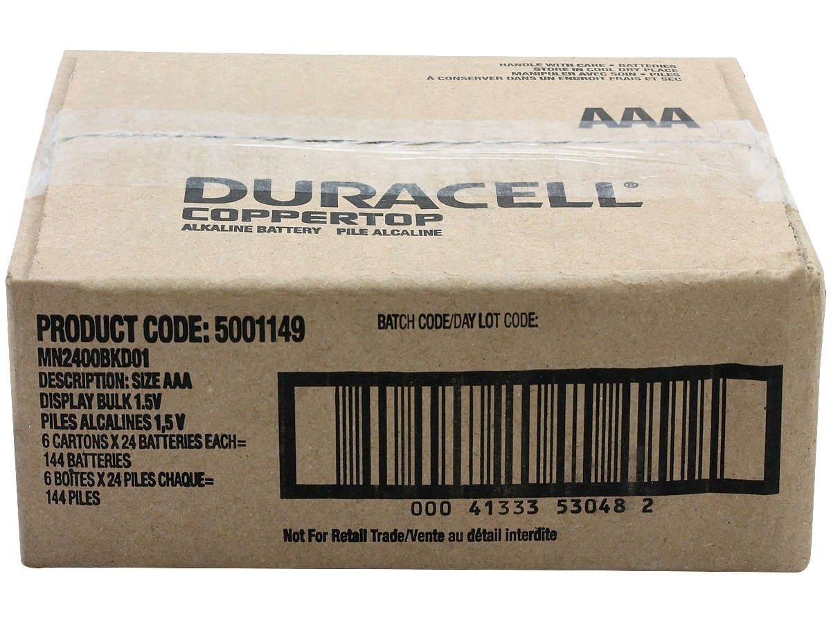 Duracell - Pile Alcaline - AAA x 8 - Simply (LR03) : : High-Tech