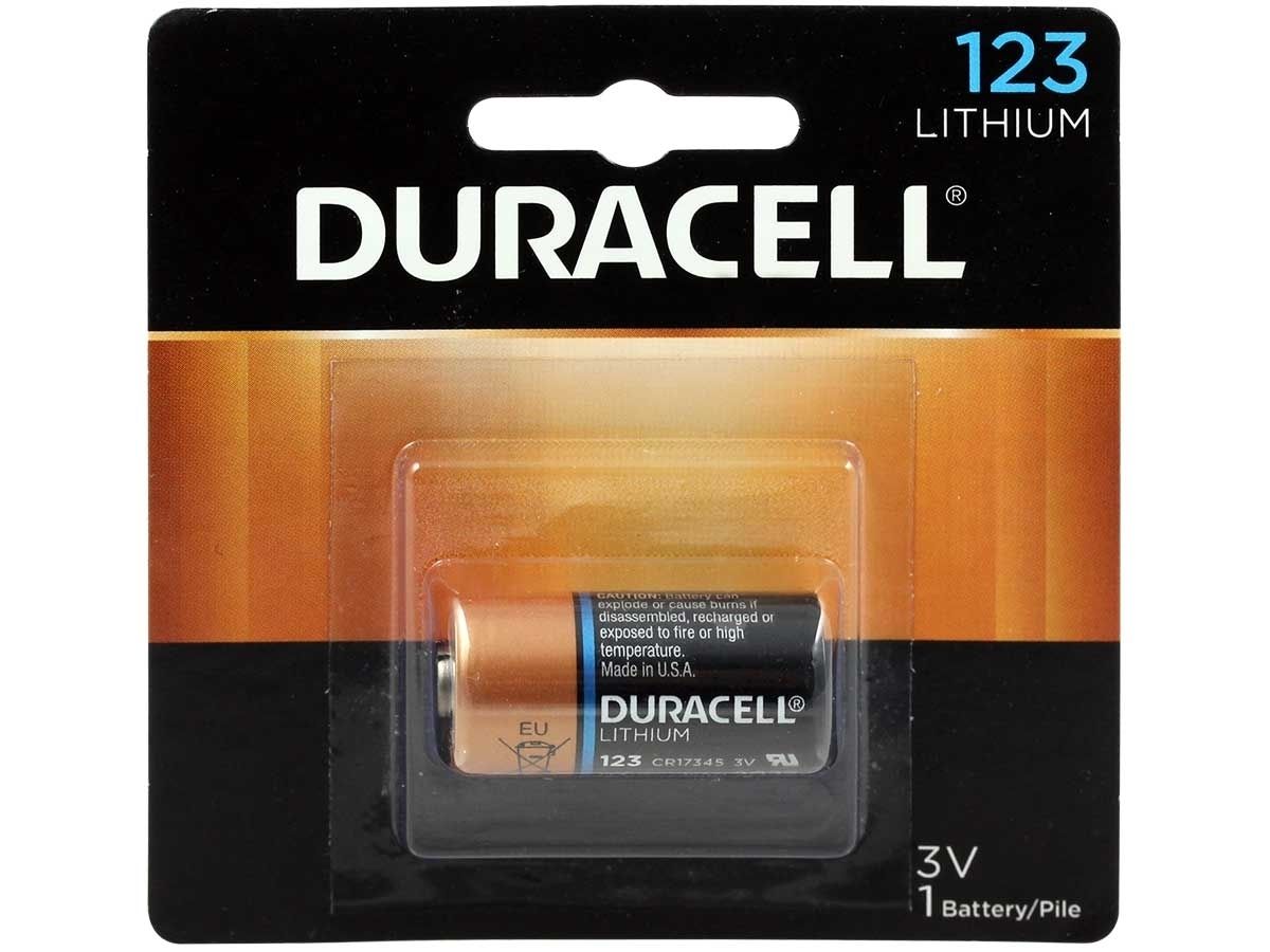 Duracell Ultra DL123A 3V Lithium CR123A Battery - 1 Pack