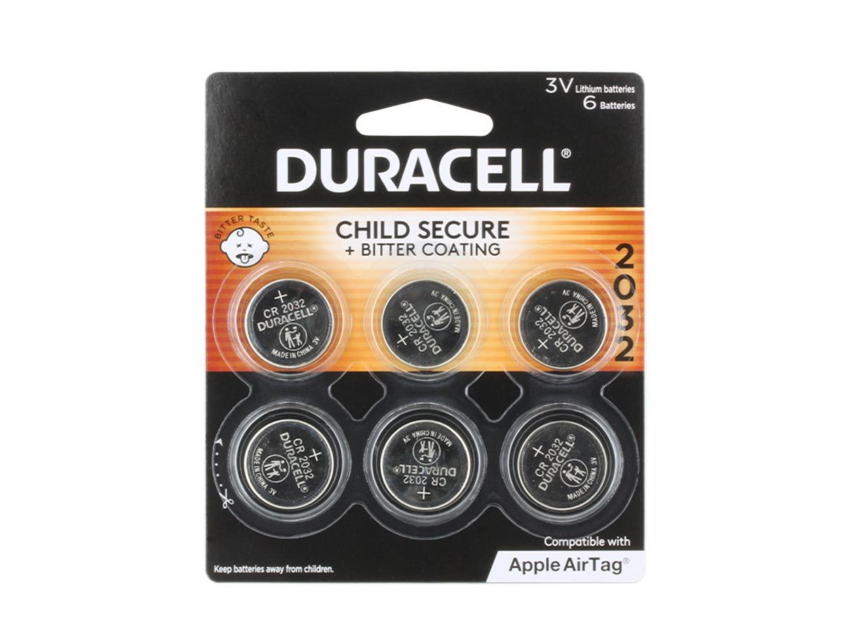 Duracell CR2032 - 6 Pack Retail Card