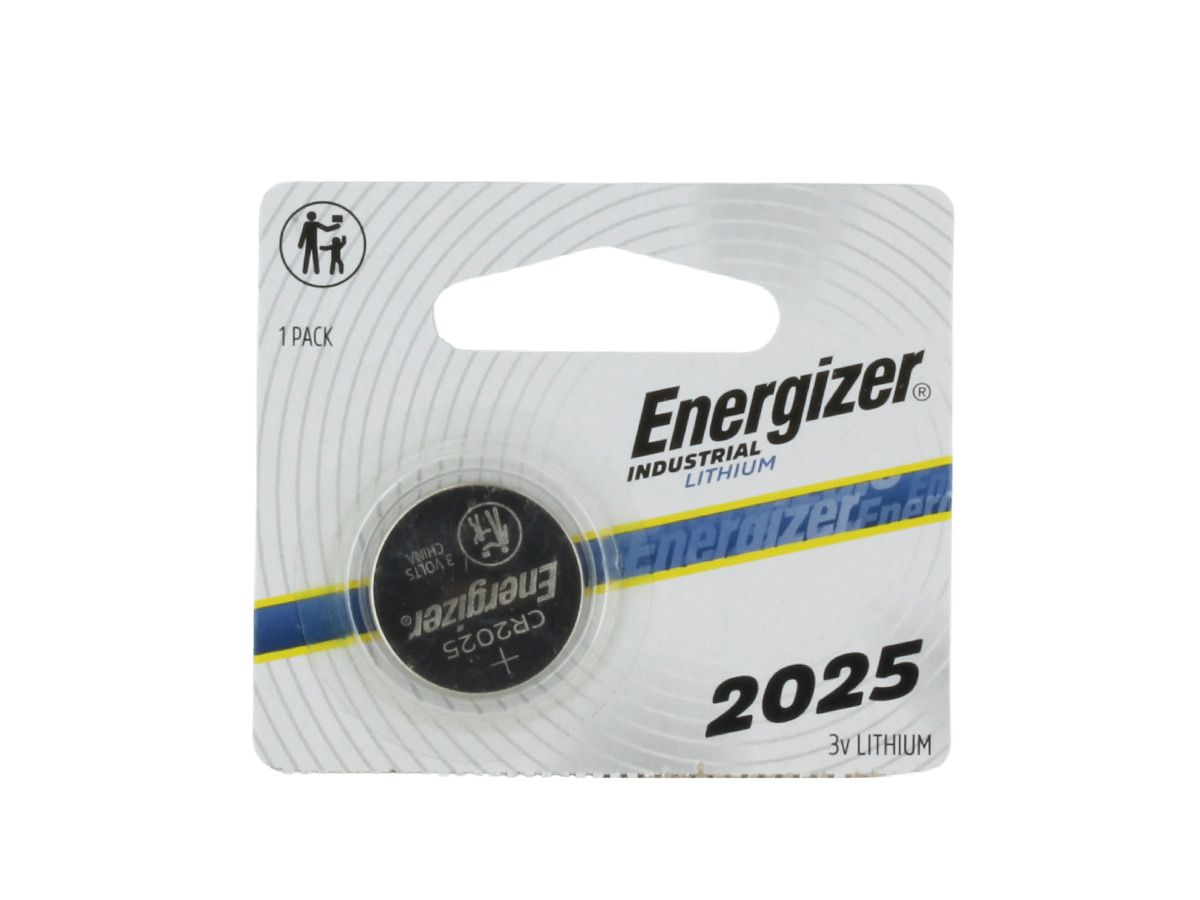 Energizer CR2025 Lithium Coin Cell Single Battery, Bulk Tray