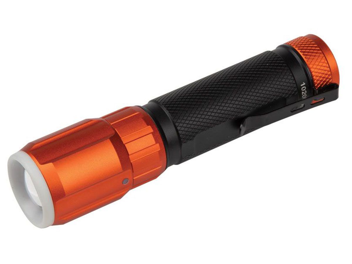 Klein Tools 56040 - Rechargeable Focus Flashlight with Laser