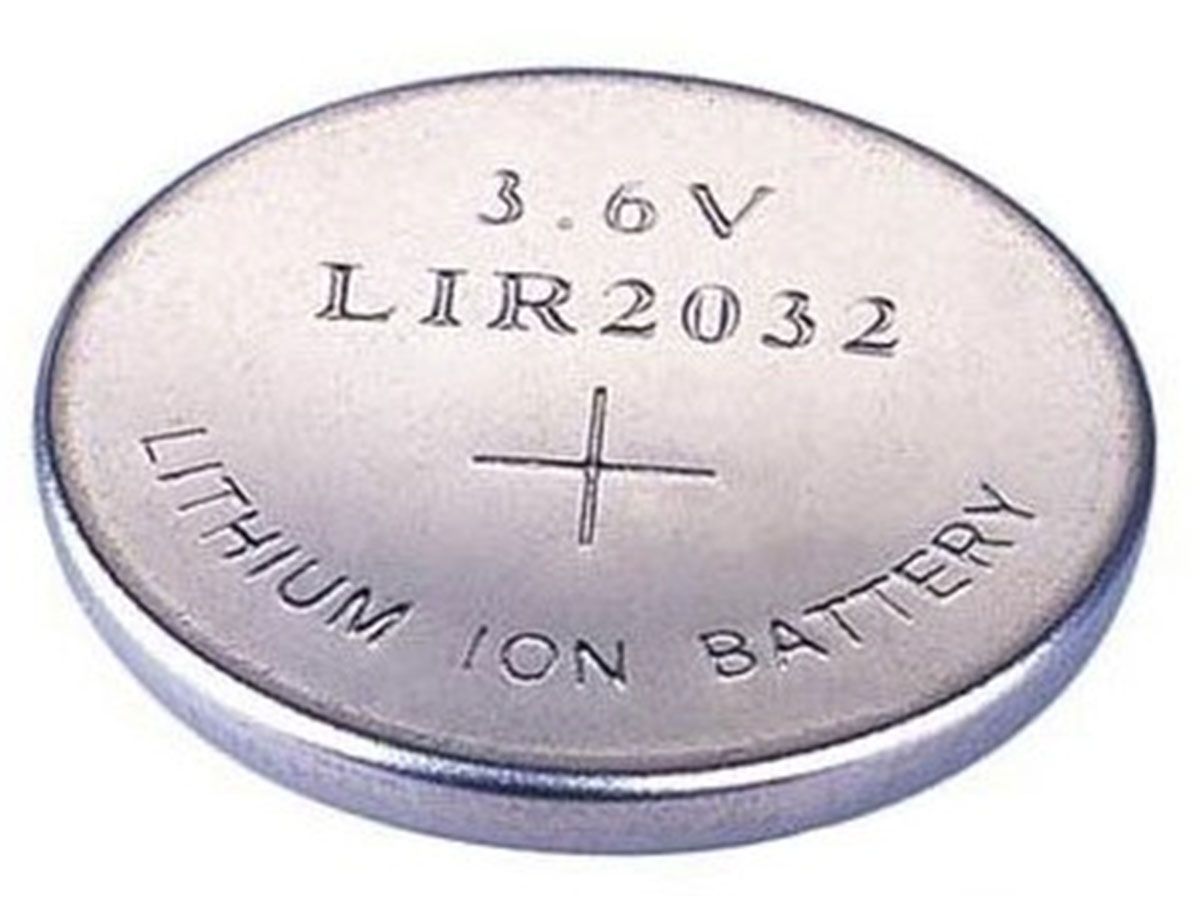 Renata CR2032 Lithium 3V Coin Cell Battery, Bulk