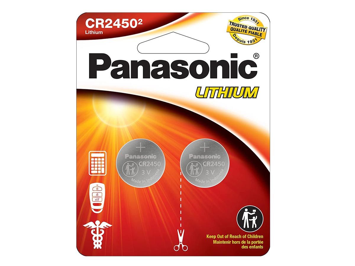 Panasonic CR2450 Coin Cell - 2 Piece