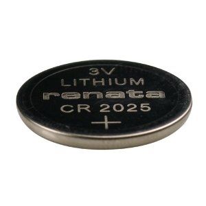 Renata CR2025 Battery 3V Lithium Coin Cell, Bulk
