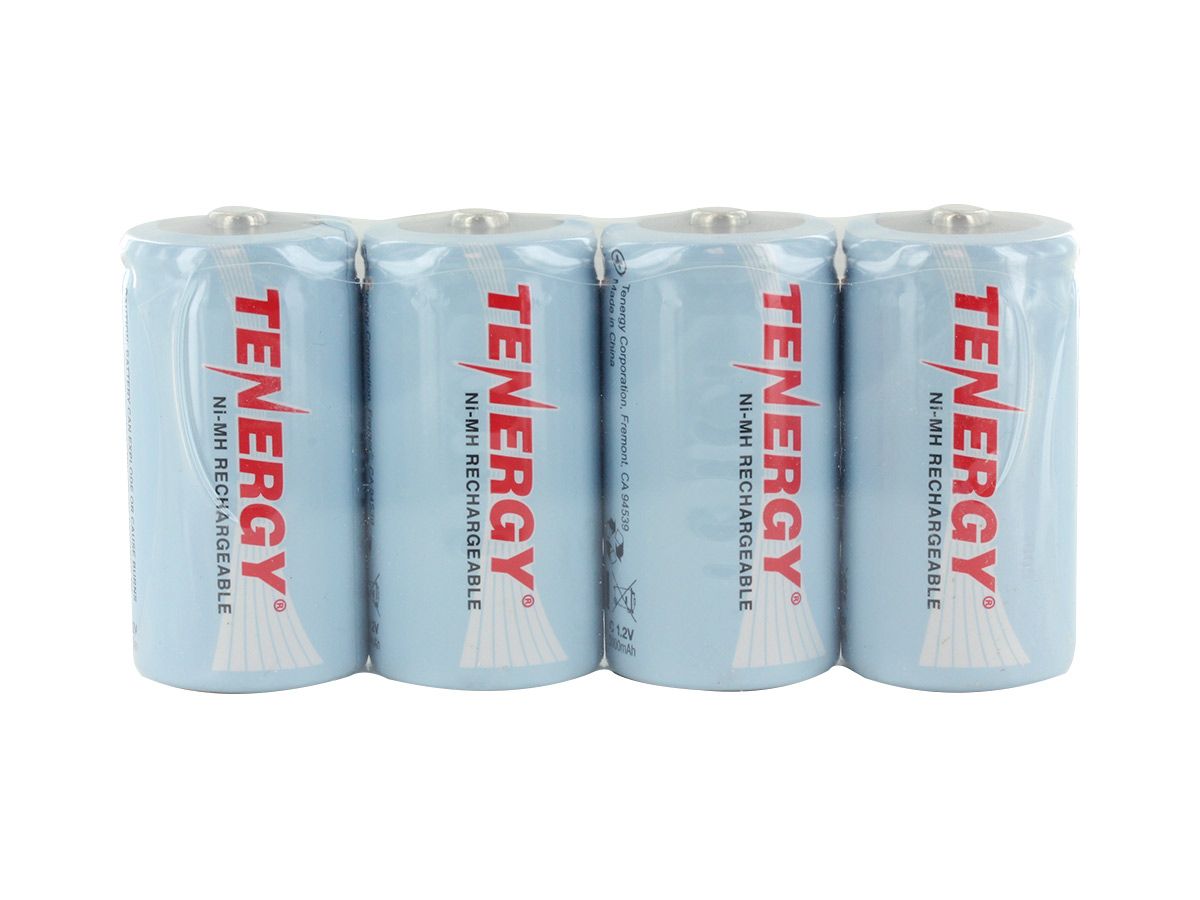 Tenergy Premium D 10000mAh NiMH Rechargeable Batteries, 12pk - Tenergy