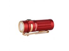 Olight Baton 3 Rechargeable LED Flashlight - 1200 Lumens - Luminus SST40 - Includes 1 x RCR123A - Red