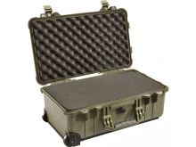 Pelican 1510 Carry-On Case with Pick & Pluck Foam - OD Green (1510-000-130)
