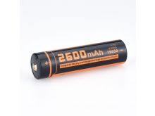 Fitorch UC26R 18650 2600mAh 3.7V Protected Lithium Ion (Li-ion) Button Top Battery