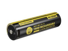 Nitecore NL1836R 18650 3600mAh 3.6V Protected Lithium Ion (Li-ion) Button Top Battery with Built In USB-C Charging Port