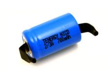 Tenergy 20202 2/3 A 700mAh 1.2V Nickel Cadmium (NiCd) Flat Top Battery with or without Tabs - Bulk