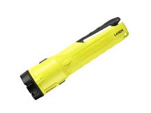 Streamlight 6876 Dualie 3AA Laser Intrinsically Safe Multi-Function Flashlight - 1 x C4 LED and 5mW Red Laser - Includes 3 x AA - Yellow