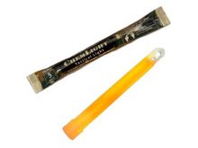 Cyalume 6-inch ChemLight Chemical Light Sticks - Case of 10 - Individually Foiled - Orange-Hi
