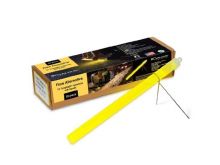 Cyalume 10-inch SnapLight Flare Alternative Light Sticks with Bi-Pod Stands - Case of 40 - Unfoiled - Yellow (9-27030)