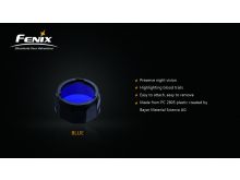 Fenix Blue Filter Adapter for PD35, PD12, and UC40 Ultimate Edition Flashlights