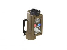 Streamlight Sidewinder Aviation 14008 Hands-Free Articulating Flashlight with Helmet Mount - White, Green, Blue and IR LEDs - 55 Lumens - Includes 2 x AAs - Clam Package
