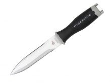 Blackfire BBM6101 Fixed Blade Knife with Flint Stick Fire Starter Black
