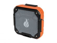 Blackfire BBM9113 Bluetooth Wireless USB-C Rechargeable Speaker - Wearable with Strap - Uses Built-in Li-ion Battery Pack - Orange