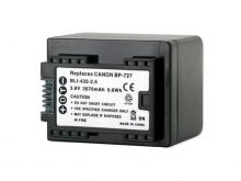Empire BLI-432-2-6 2670mAh 3.6V Replacement Lithium Ion (Li-Ion) Battery for the Canon BP-727 Camera