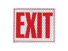 Cyalume CyFlect Products 8in x 10in EXIT Sign (adhesive)