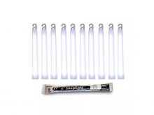 Cyalume 6in SnapLight - Case of 10  - Individually Foiled - White - 8hr