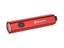 Olight Diffuse EDC LED Flashlight - 700 Lumens - Includes 1 x USB-C Rechargeable 14500 - Red