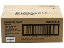 Duracell Coppertop Duralock MN1400 (72PK) C-cell 1.5V Alkaline Batteries (MN1400BKD) - Made in the USA - Box of 72 (6 x 12-Boxes)