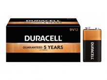 Duracell Coppertop MN1604 (12PK) 9V Alkaline Batteries with Snap Connectors (MN1604BKD) - Contractor Pack of 12