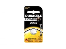 Duracell Duralock DL CR2025 150mAh 3V Lithium Primary (LiMNO2) Watch/Electronic Coin Cell Battery (DL2025BPK) - 1 Piece Retail Card