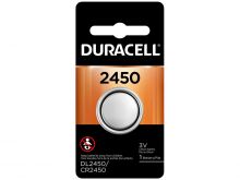 Duracell Duralock DL CR2450 620mAh 3V Lithium Primary (LiMNO2) Watch/Electronic Coin Cell Battery - 1 Piece Retail Card