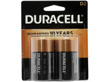 Duracell Coppertop Duralock MN1300-B2 D-cell 1.5V Alkaline Button Top Batteries (MN1300B2) - 2 Piece Retail Card