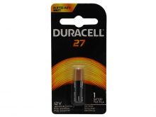 Duracell Security MN27-BPK A27 12V Alkaline Battery for Watches, Keyless Entries, and Electronics (MN27BPK) - 1 Piece Retail Card