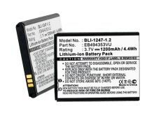 Empire BLI-1247-12 1200mAh 3.7V Lithium-Ion (Li-ion) Replacement Cell Phone Battery Pack for Samsung SGH-T499 DART