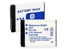 Empire BLI-334 900mAh 3.6V Replacement Lithium Ion (Li-Ion) Digital Camera Battery Pack for the SONY NP-FD1